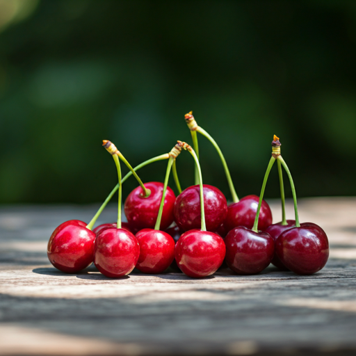 Zoete rode kersen klaar voor oogst